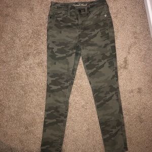 Camo skinny jeans from Target
